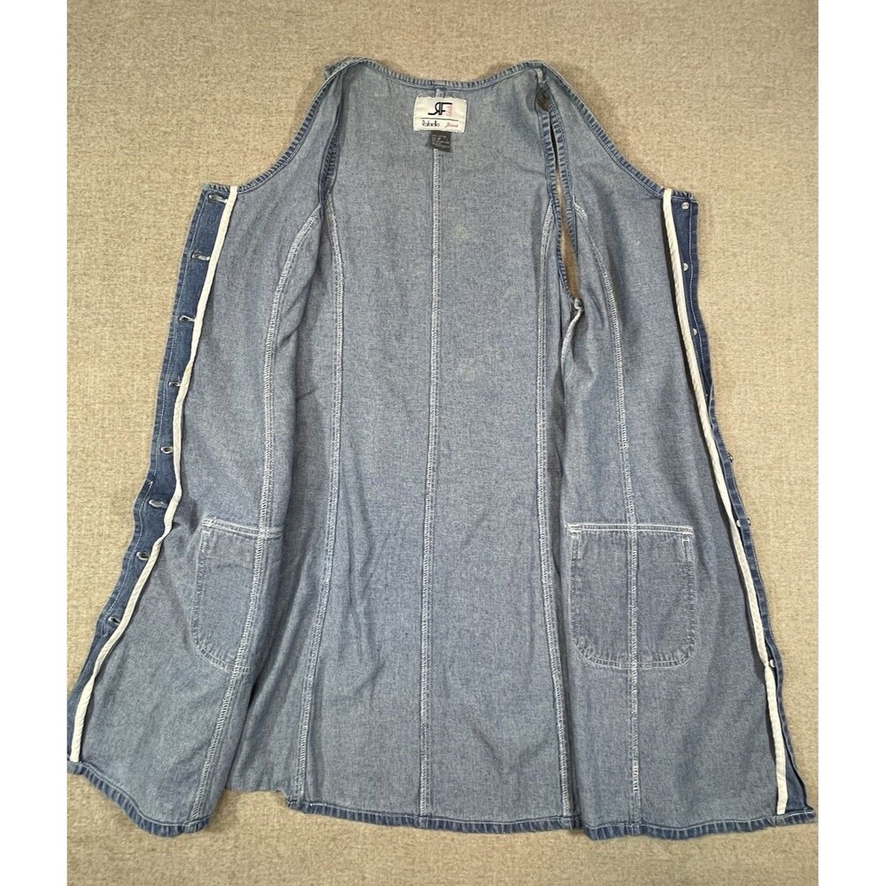 Rafaella Jeans Vintage Denim Jean Dress Women’s Size M Medium Farm - Picture 7 of 10